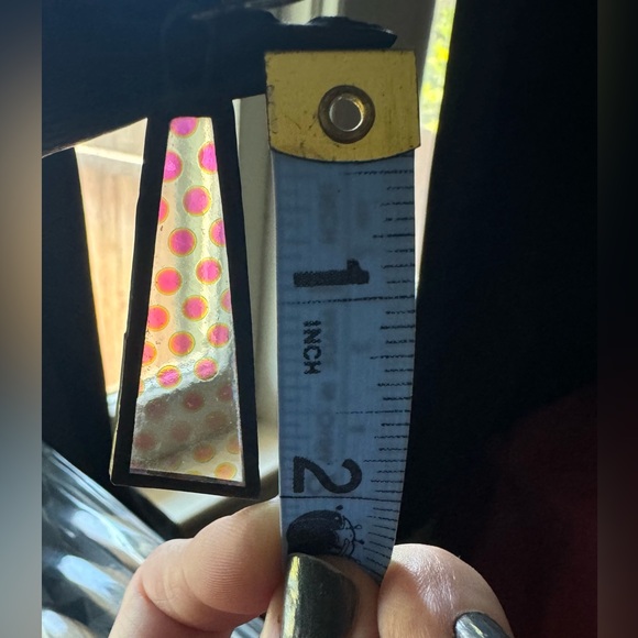 HOLOGRAM Retro earrings - Picture 3 of 3